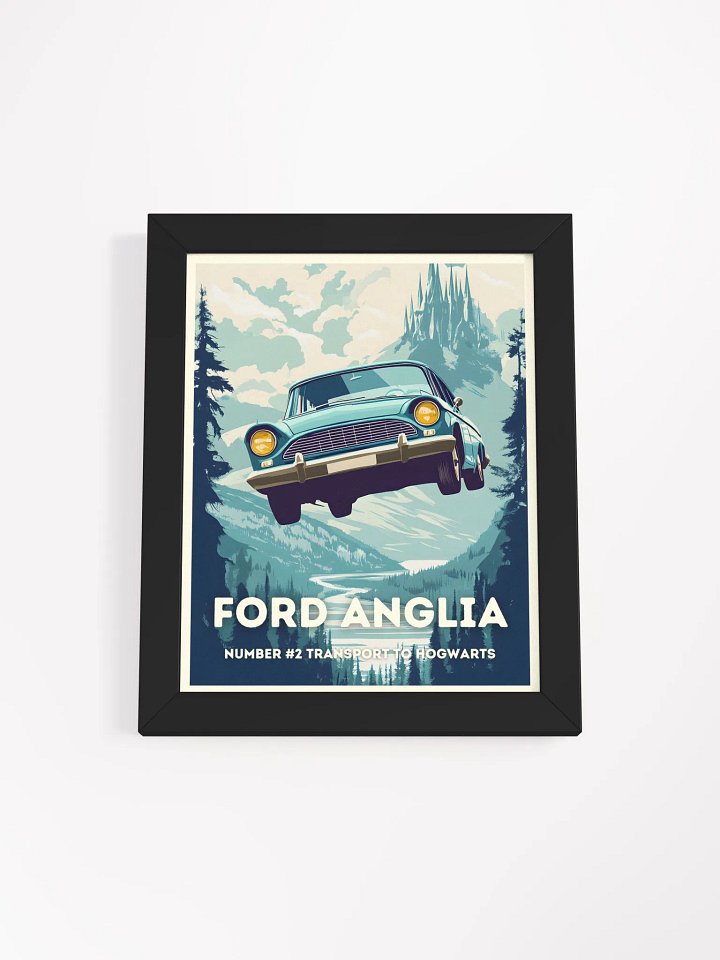 Ford Anglia Magical Vintage Travel Poster product image (1)