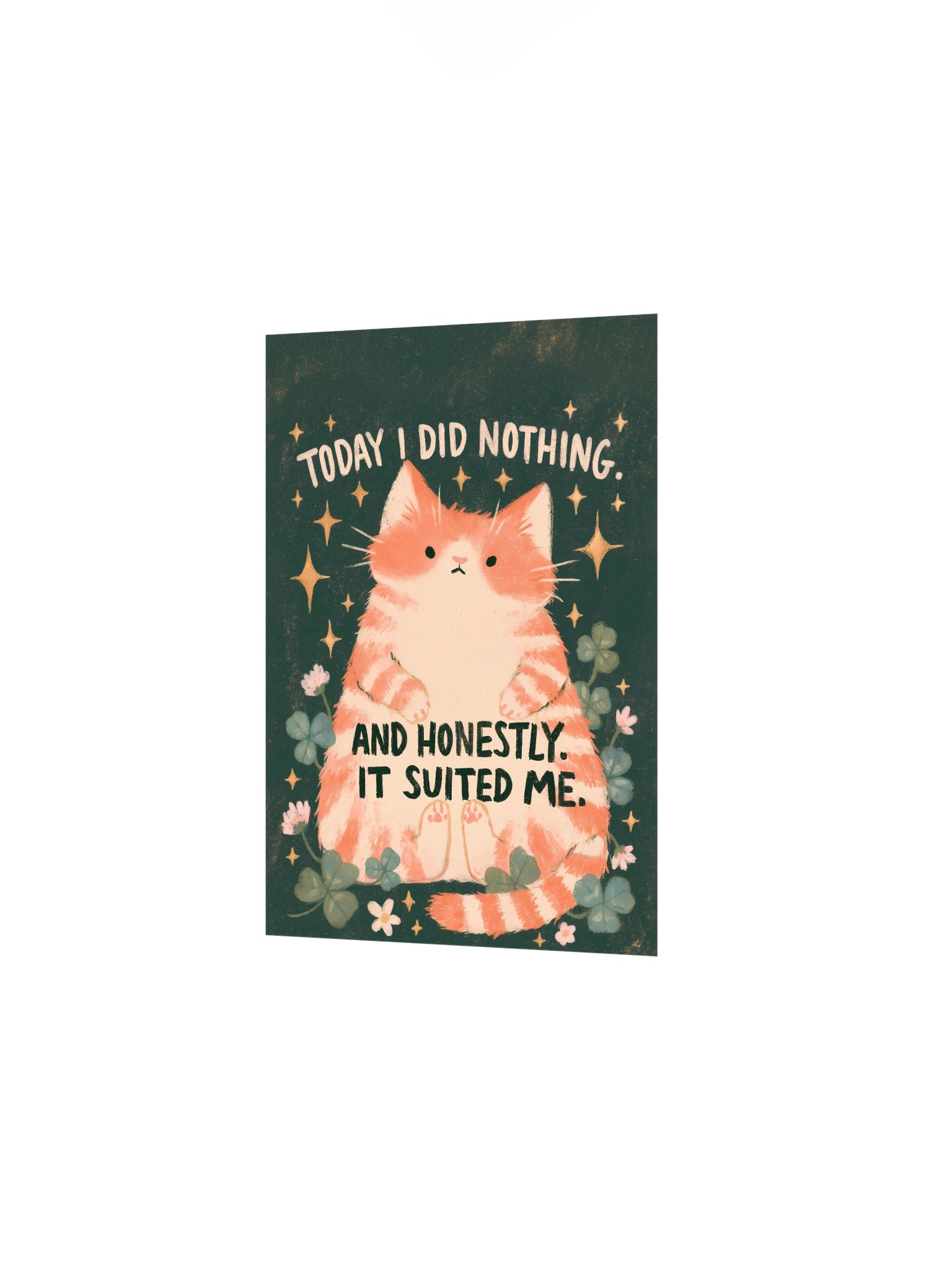 Catitude: Today I Did Nothing Poster product image (12)
