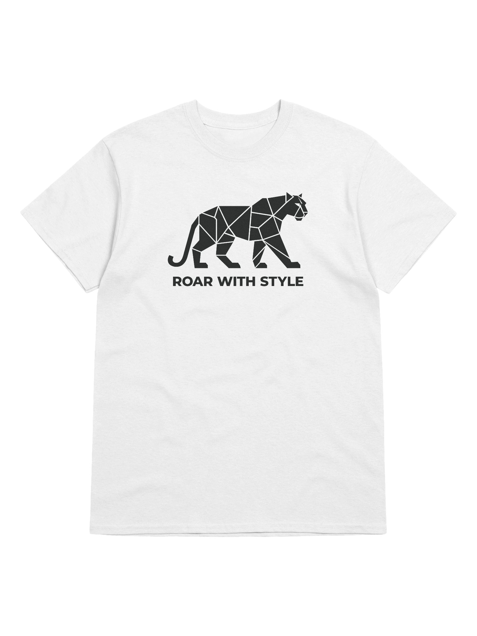 Roar With Style — Geometric Panther Statement T-Shirt product image (26)