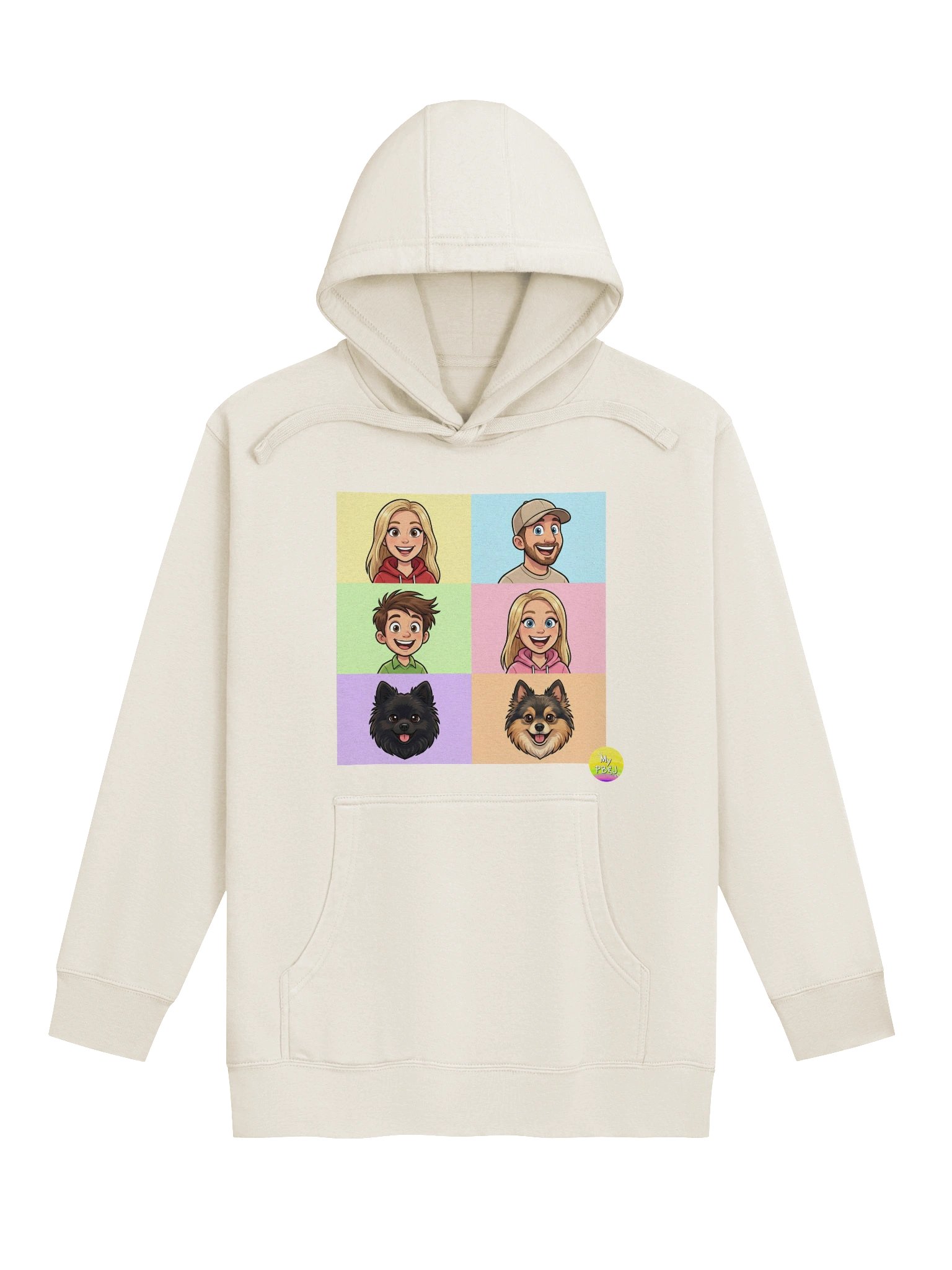 Squares My PB & J Adult Hoodie product image (25)