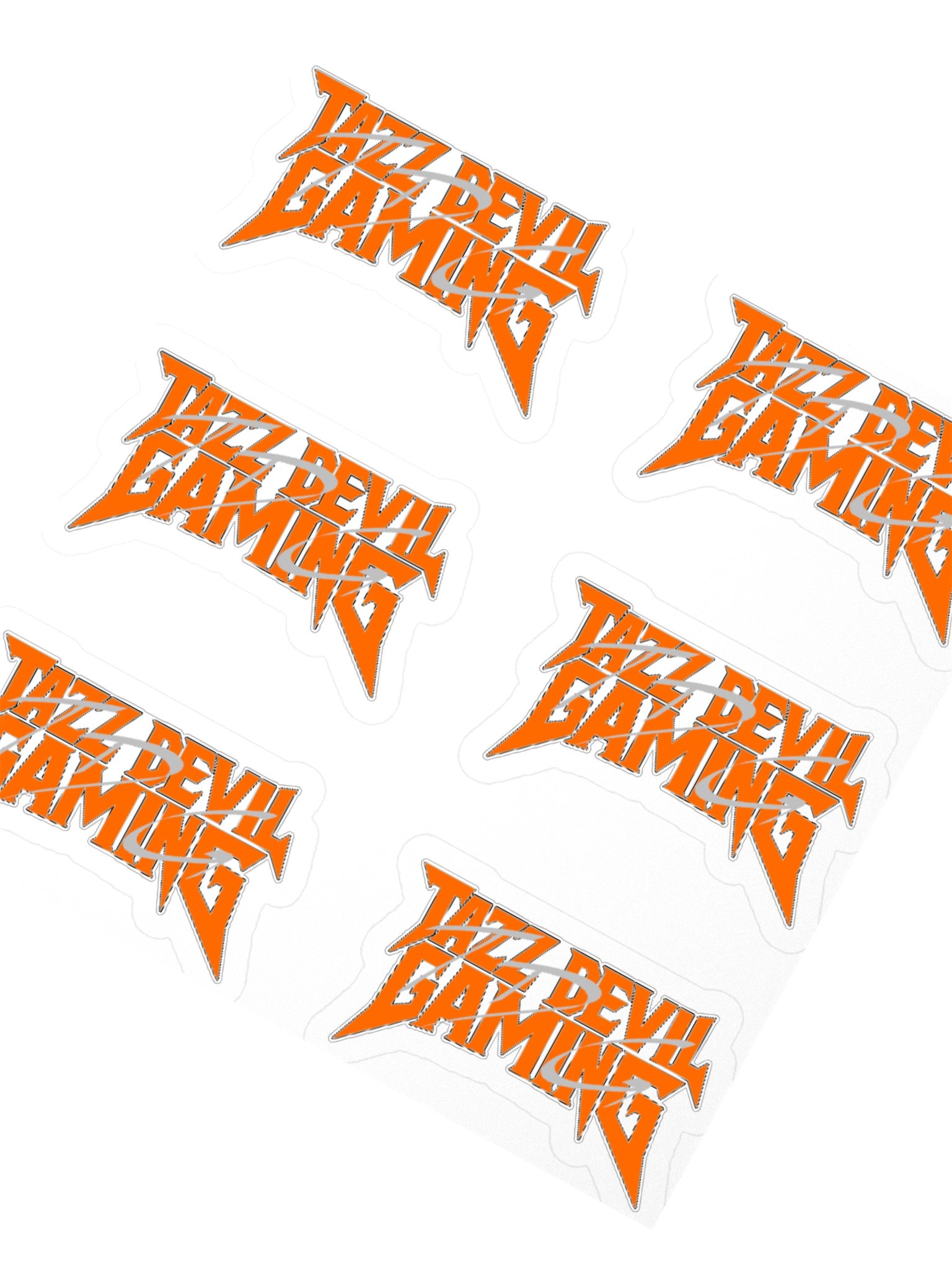 Tazz Devil Gaming Signature Logo Sticker product image (5)
