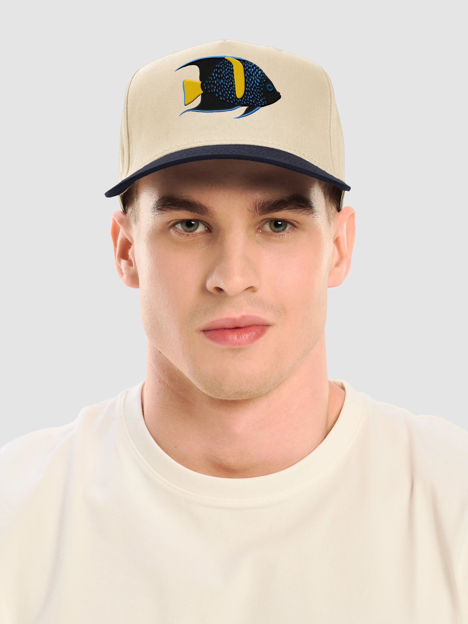 Asfur Angelfish Embroidered Baseball Cap | Reef Fish Hat for Saltwater Aquarium Lovers product image (10)