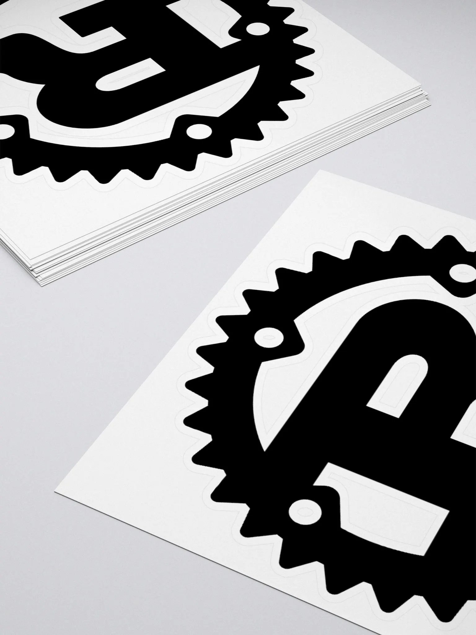 Rust Black Logo sticker product image (4)