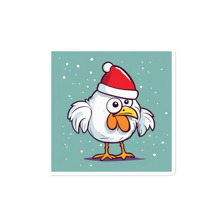 Santa Cluck Die-Cut Magnets product image (2)