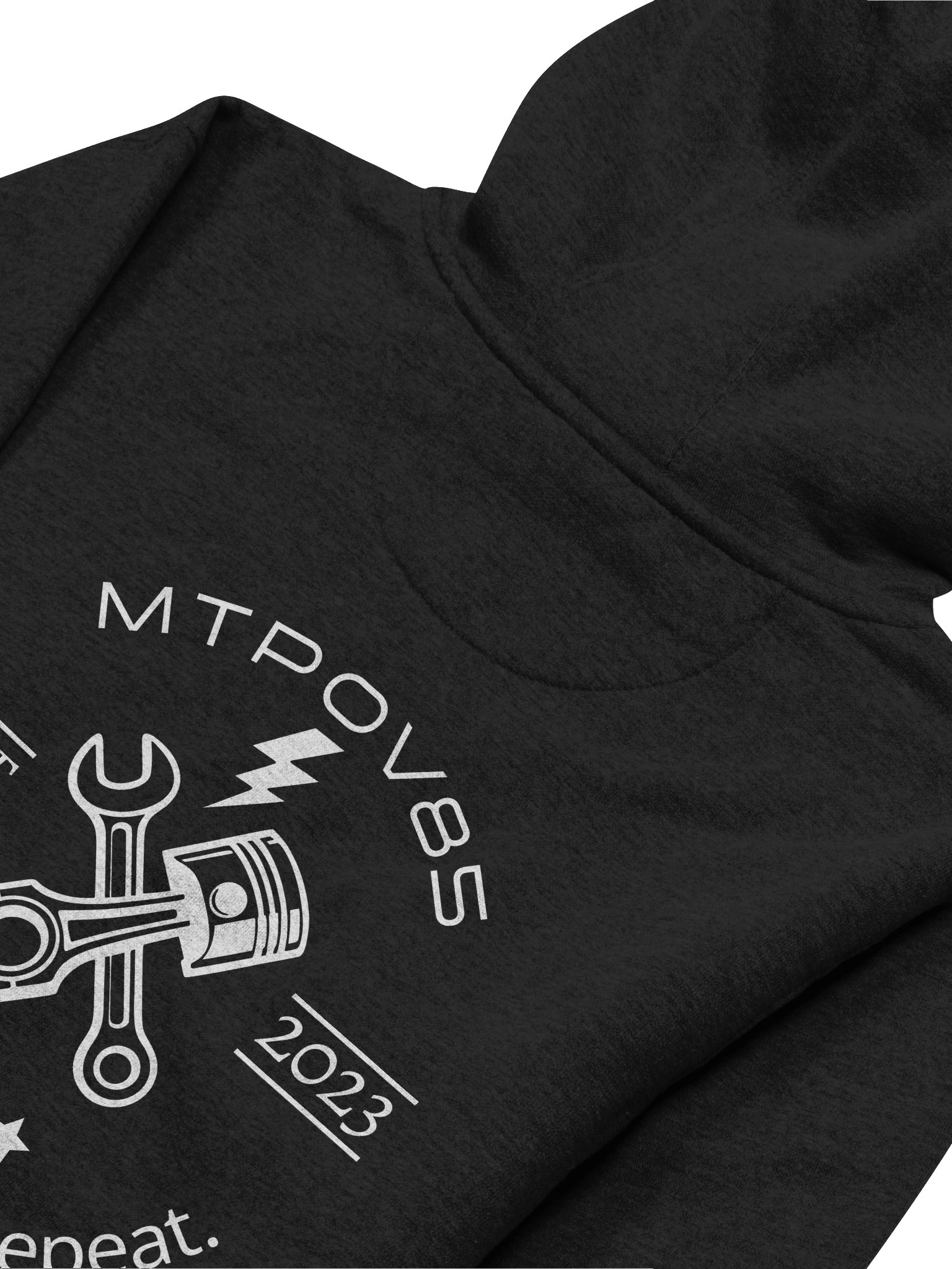 Rebuild. Ride. Repeat. Style 1 Black Hoodie product image (4)