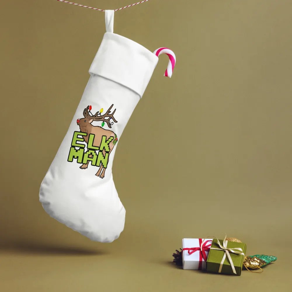 CHRISTMAS ELK MAN STOCKING!!! product image (8)