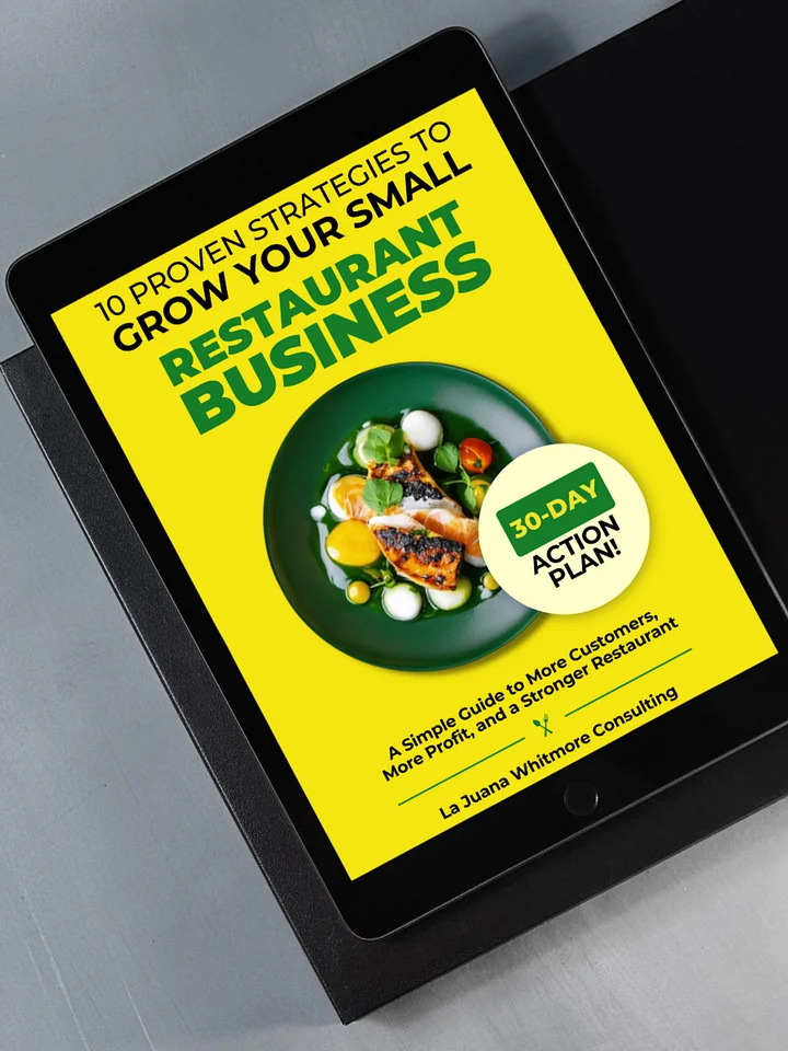 10 Proven Strategies to Grow Your Small Restaurant Business - PDF Download product image (1)