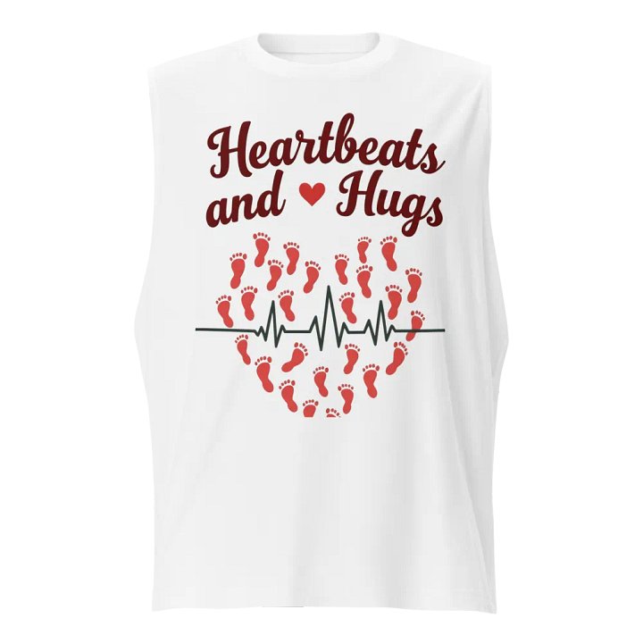 Heartbeats and Hugs Muscle Tank product image (1)