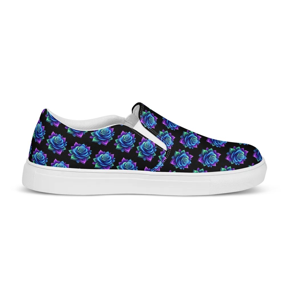 Roses Are DullBlah's Women's Slip-On Shoes product image (10)