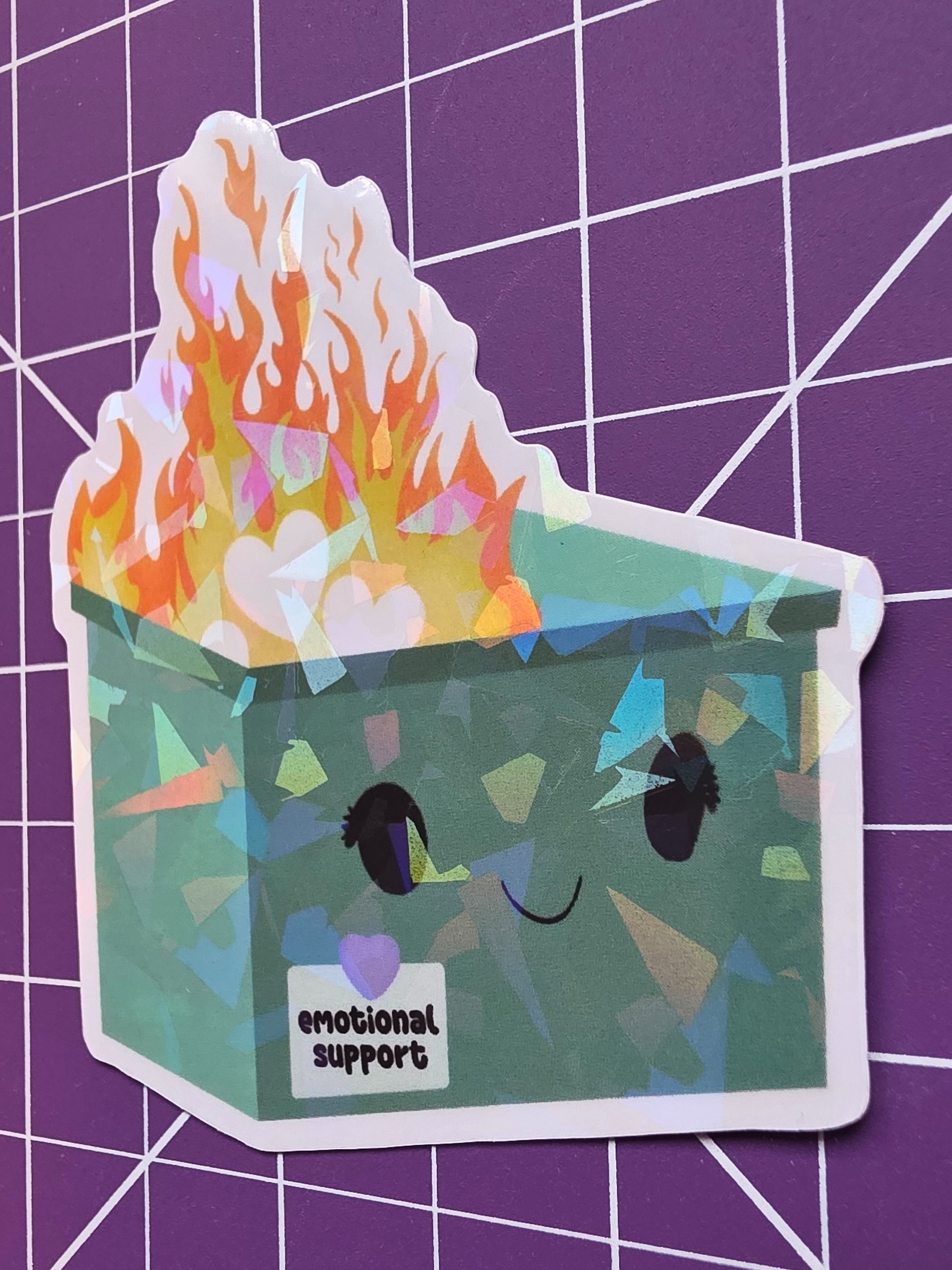 Emotional Support Dumpster Fire product image (3)