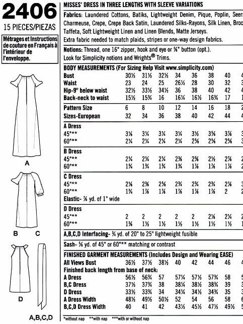 Simplicity 2406 product image (3)
