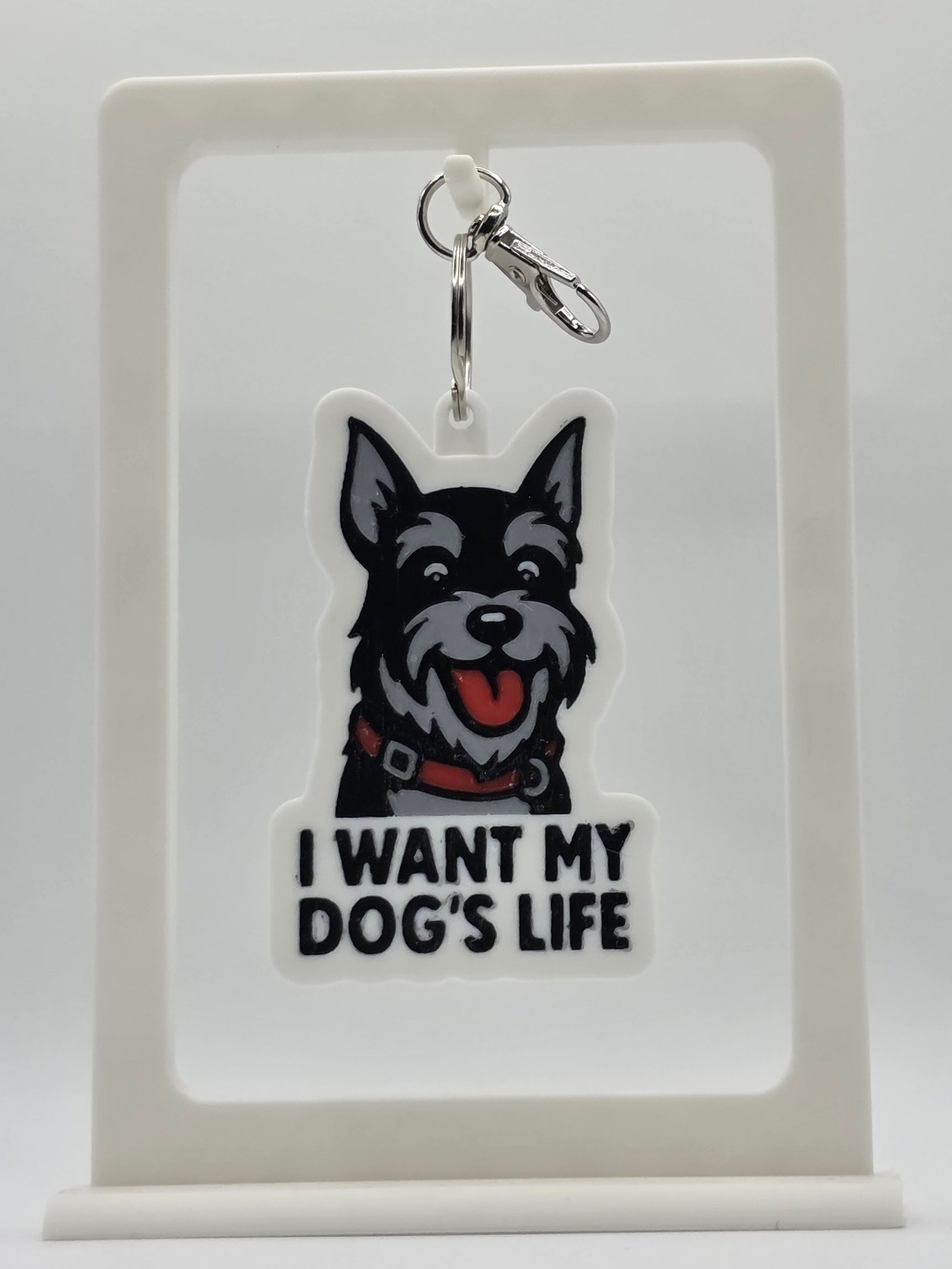🐾 I Want My Dog’s Life Keychain | Funny Dog Lover Gift product image (1)