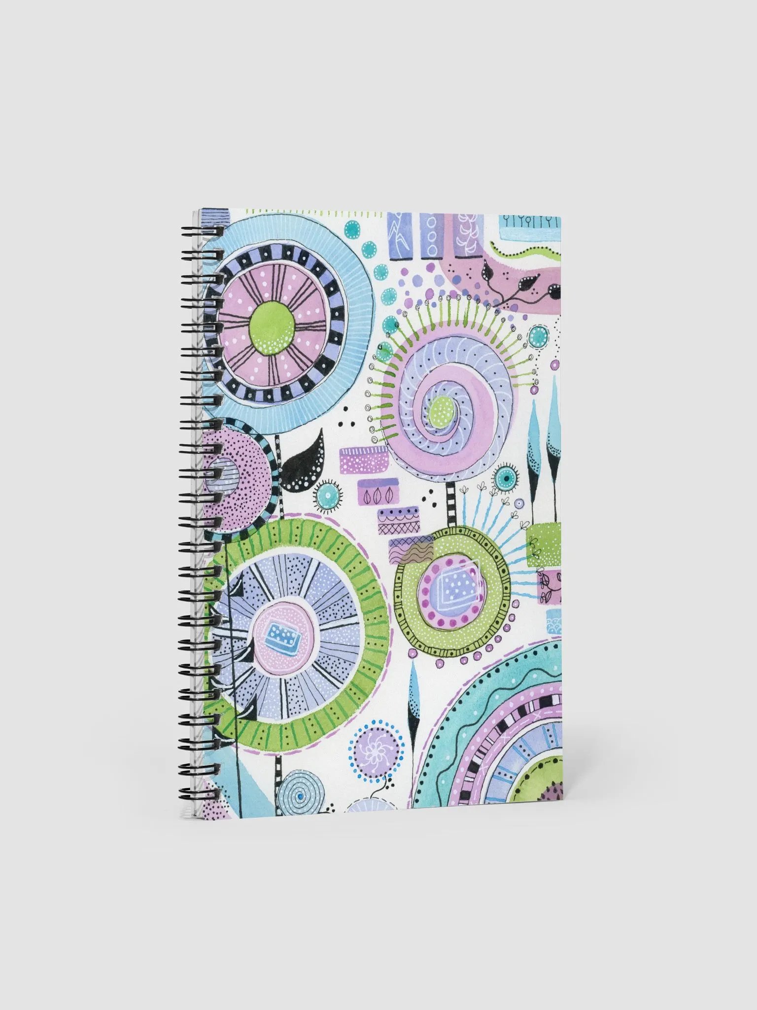 Whimsical Spiral Dreams Notebook product image (1)