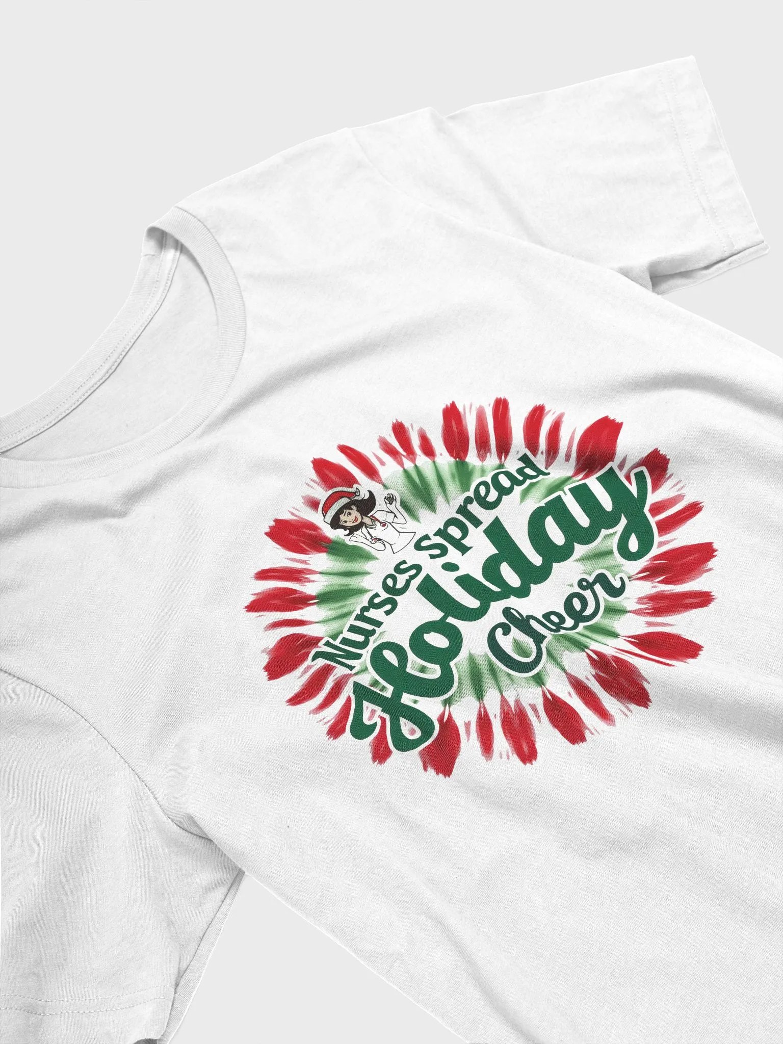 Holiday Cheer Nurses Wreath Tee product image (22)