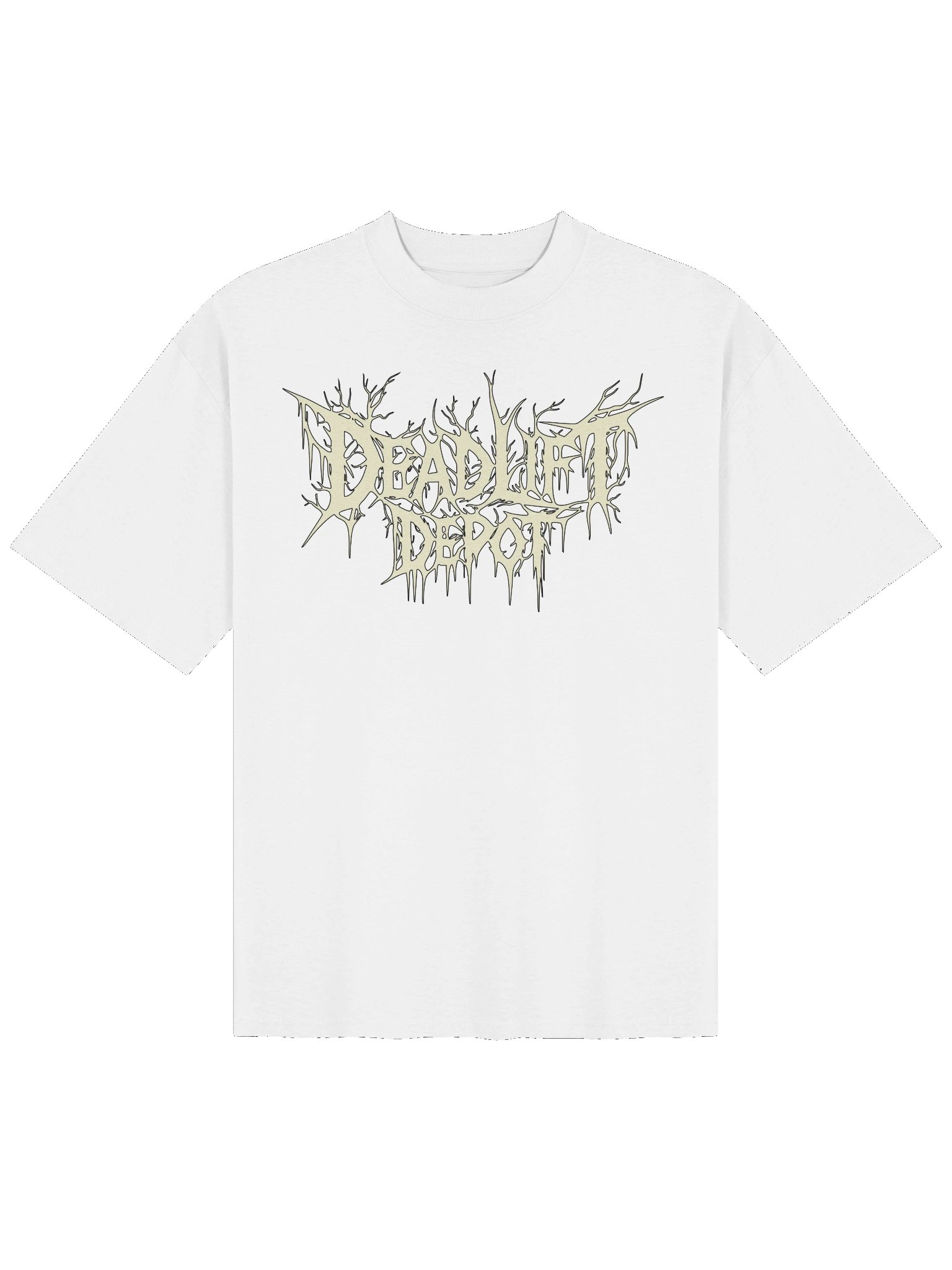 The Behold Tee | Oversized Pearl Earring Cat Parody Shirt | Deadlift Depot product image (2)