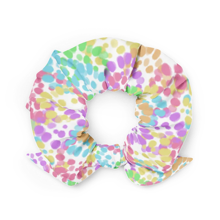 Spotty Scrunchie (White) product image (2)