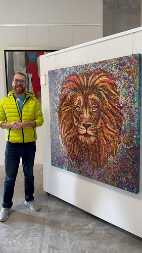 🦁 Ahora puedes visitar  a ‘’León’’ esta obra de mi autoría que está en Galería Patton ubicada en Plaza Magnus! 🖼️

Ademas enc...