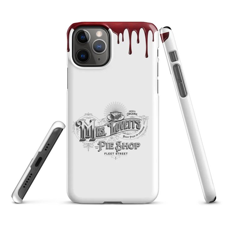 Mrs. Lovett’s Pie Shop iPhone Case – Snap-On Broadway Cover for Sweeney Todd Fans product image (1)