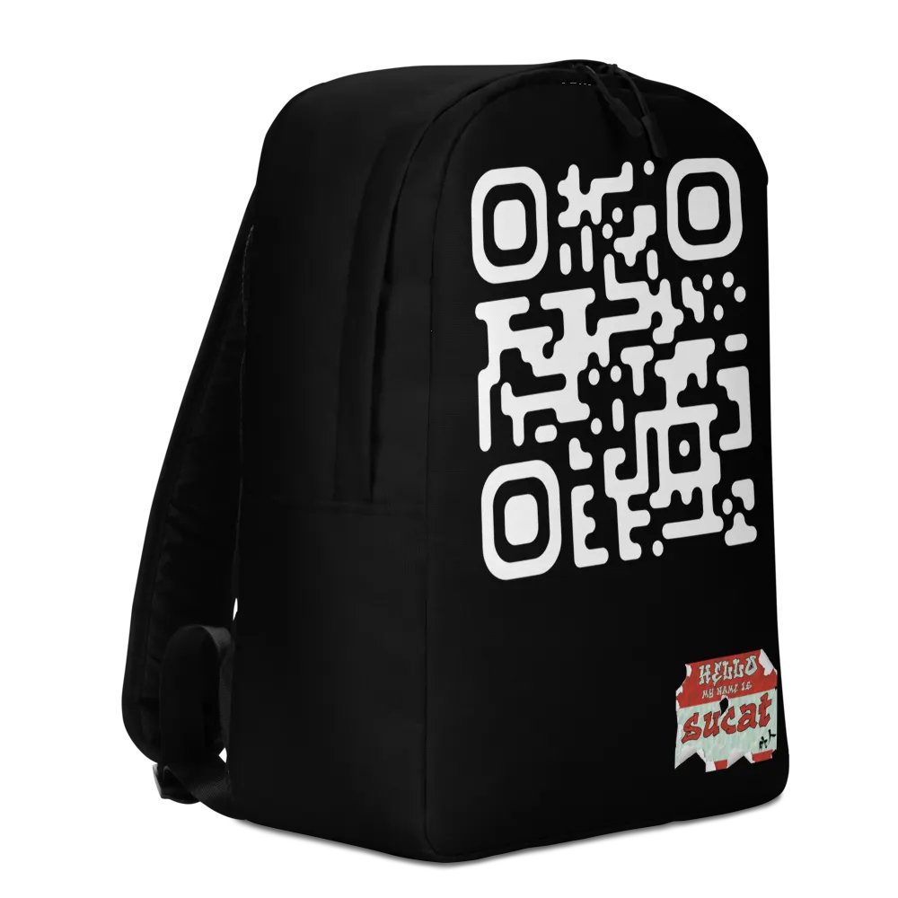 Graffiti QR Code All-Over Backpack product image (3)