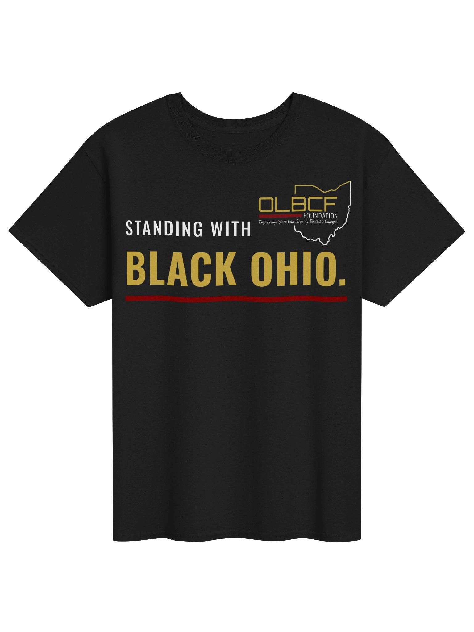OLBCF Standing With Black Ohio Tee (B/G) product image (1)