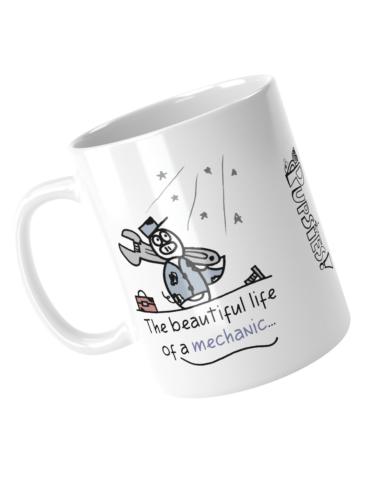 'The Beautiful Life of a Mechanic' Pupsies! Mug product image (11)