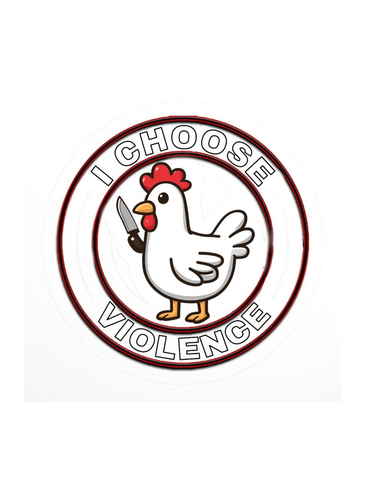 I Choose Violence - Sticker product image (2)