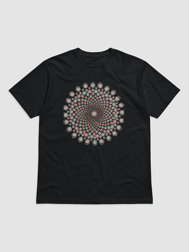 Green and Pink Mandala Unisex Organic T-Shirt product image (1)