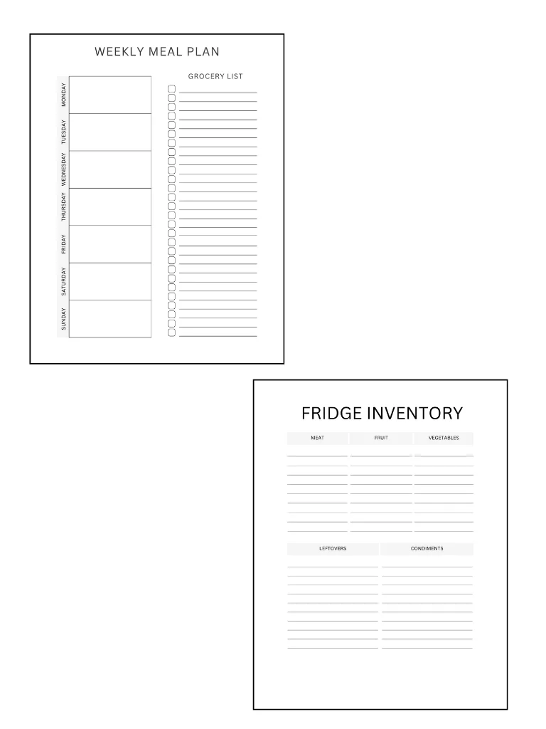 Meal Planner - Printable PDF product image (2)