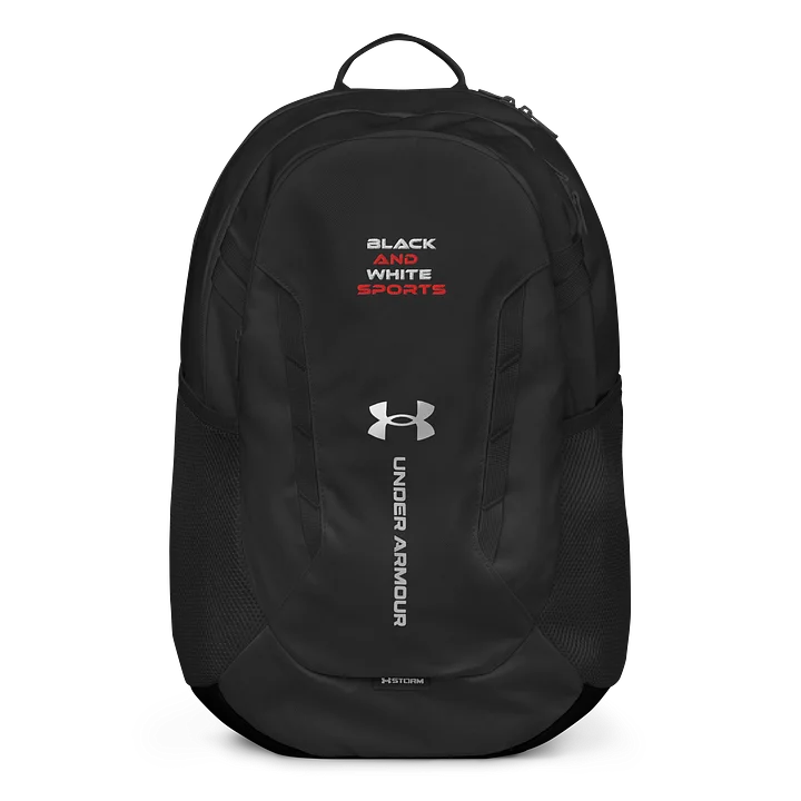 Black and White Sports Backpack product image (1)