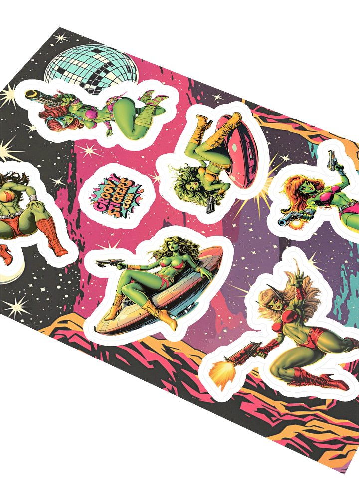 Fem Fatale Alien Invasion Sticker Collection product image (2)