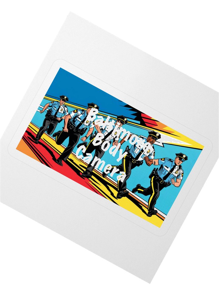 Baltimore Body Camera - OFFICIAL STICKER product image (2)