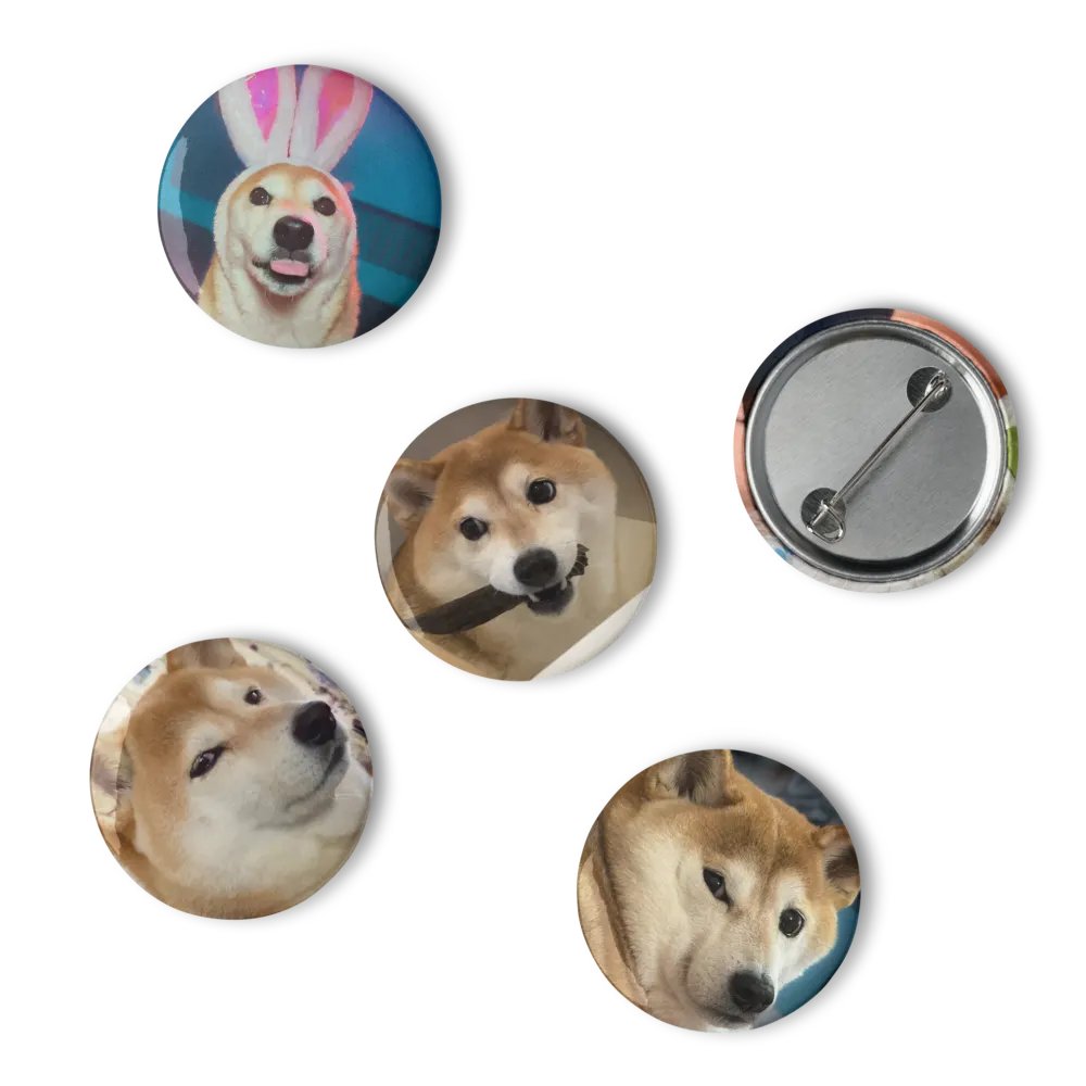 Eevee Bork Pin Badge Set #1 product image (4)