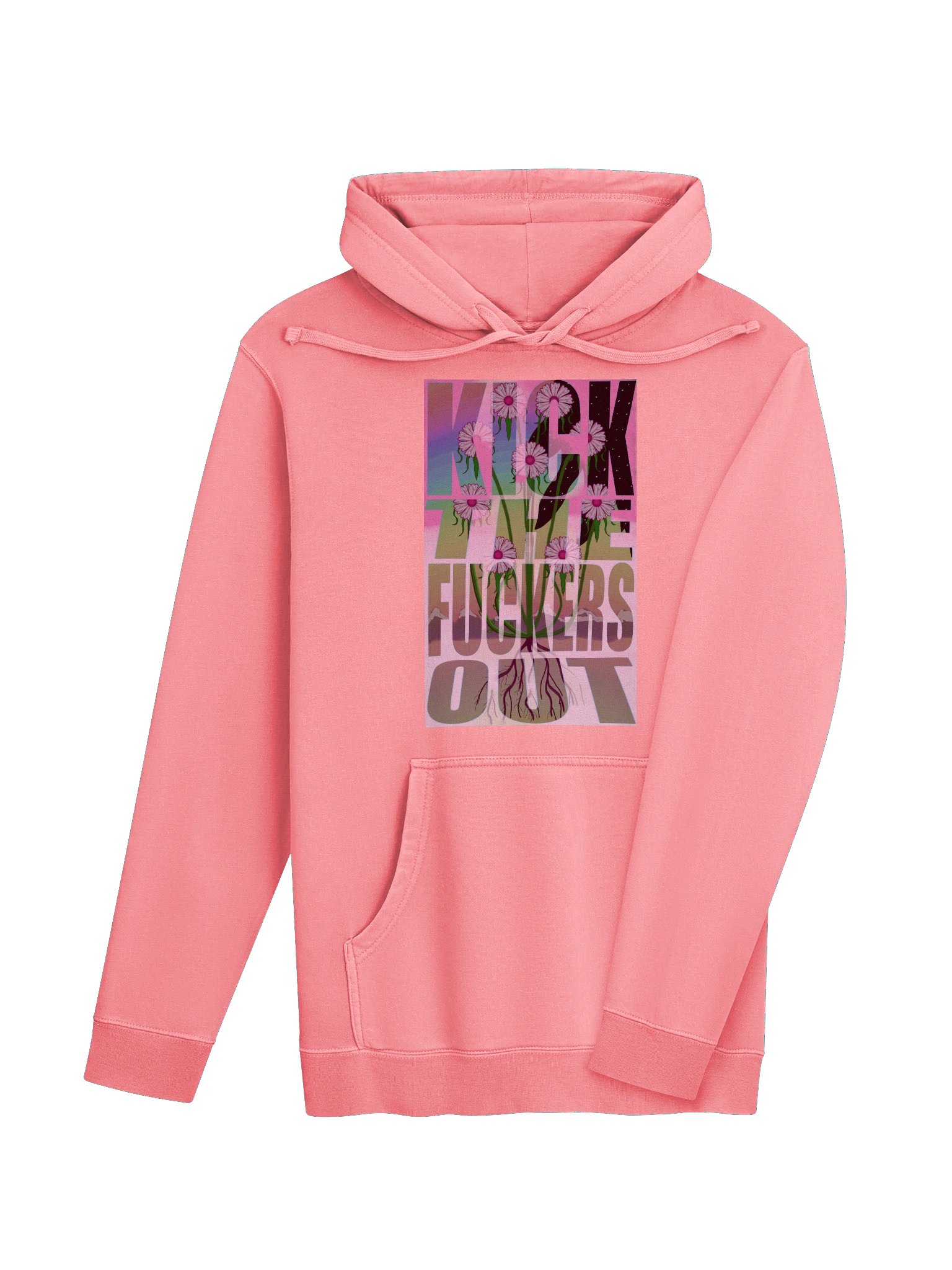 Floral Rebellion Pigment Dyed Hoodie product image (7)
