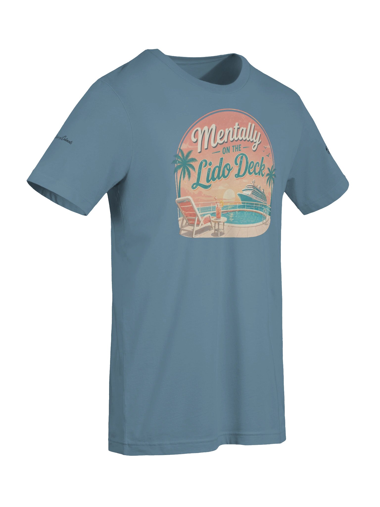 Mentally on the Lido Deck: Cruise T-Shirt product image (8)