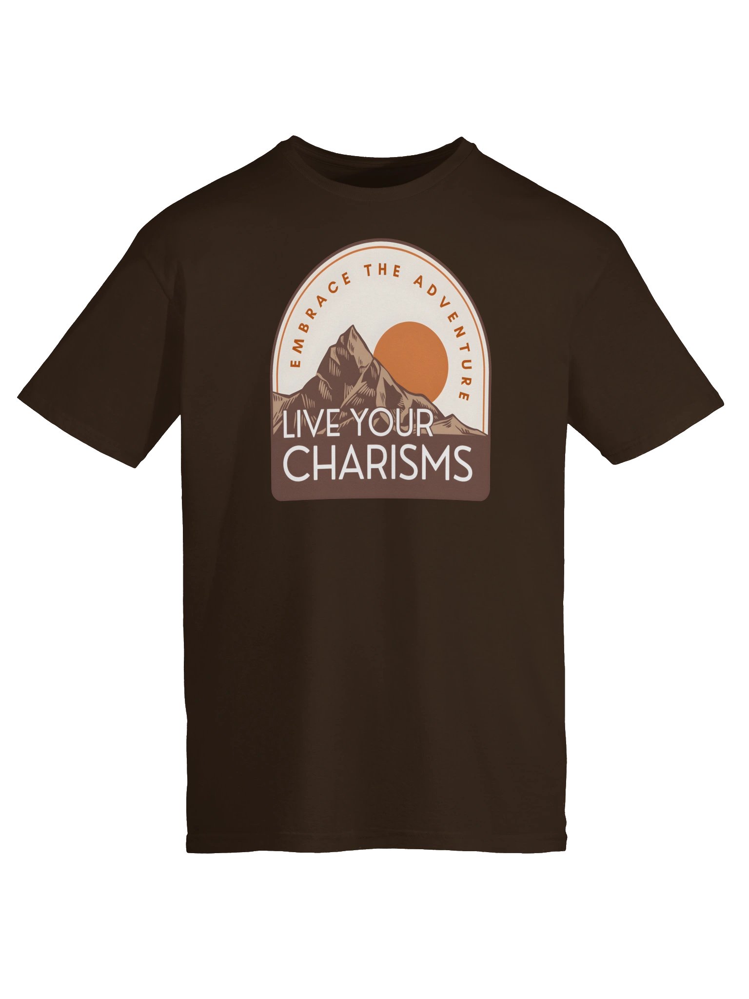 Live Your Charisms Tee - Brown product image (5)