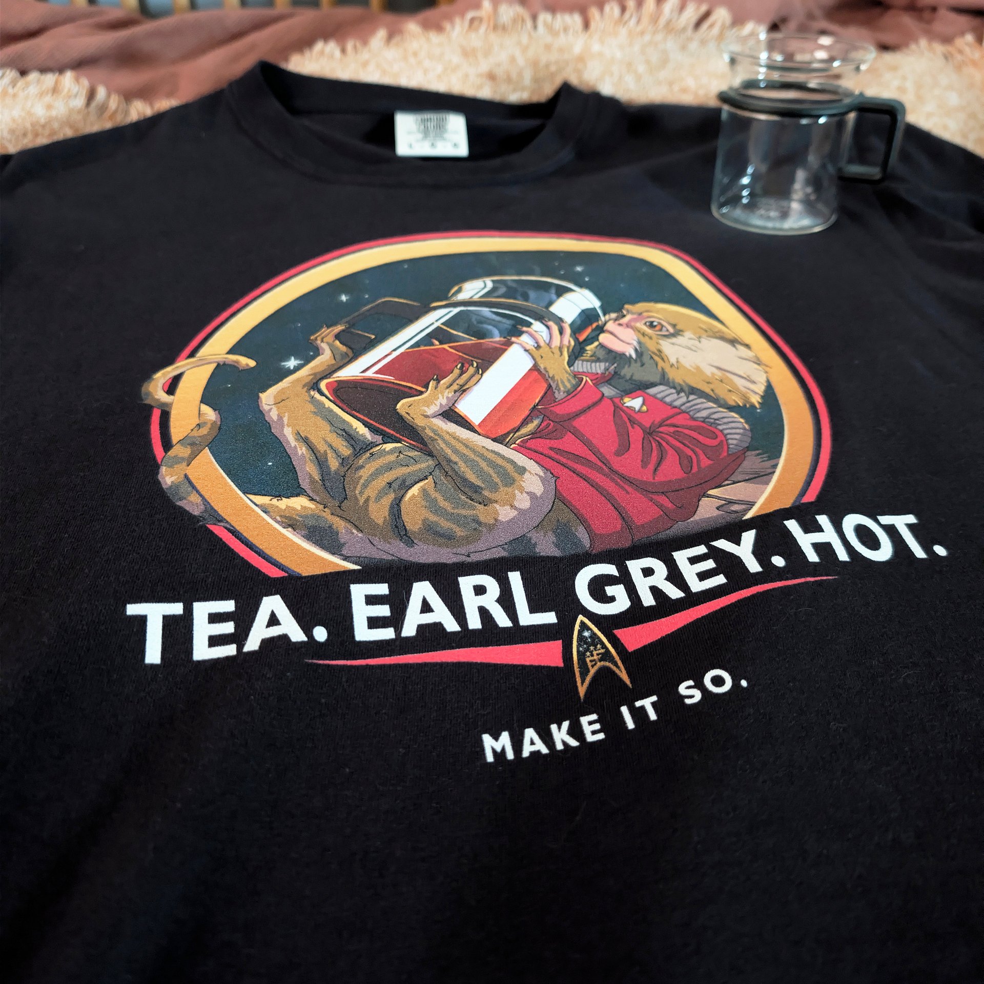 Picard Marmoset Lean Back T-Shirt product image (3)