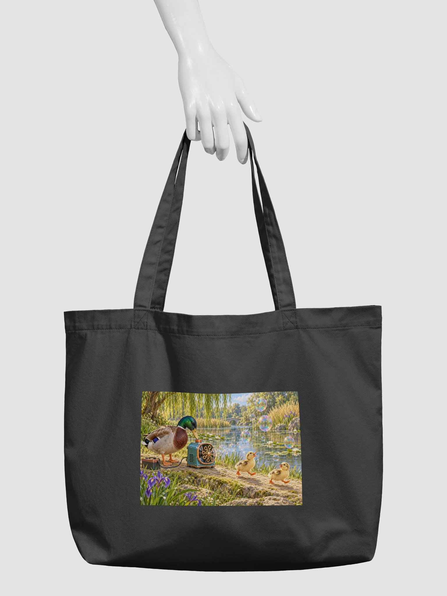 Bubble Broadcast Cotton Tote product image (3)