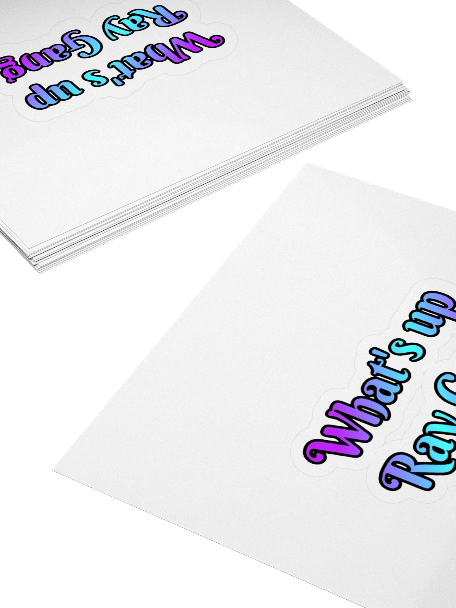 WHAT'S UP RAY GANG STICKER product image (4)