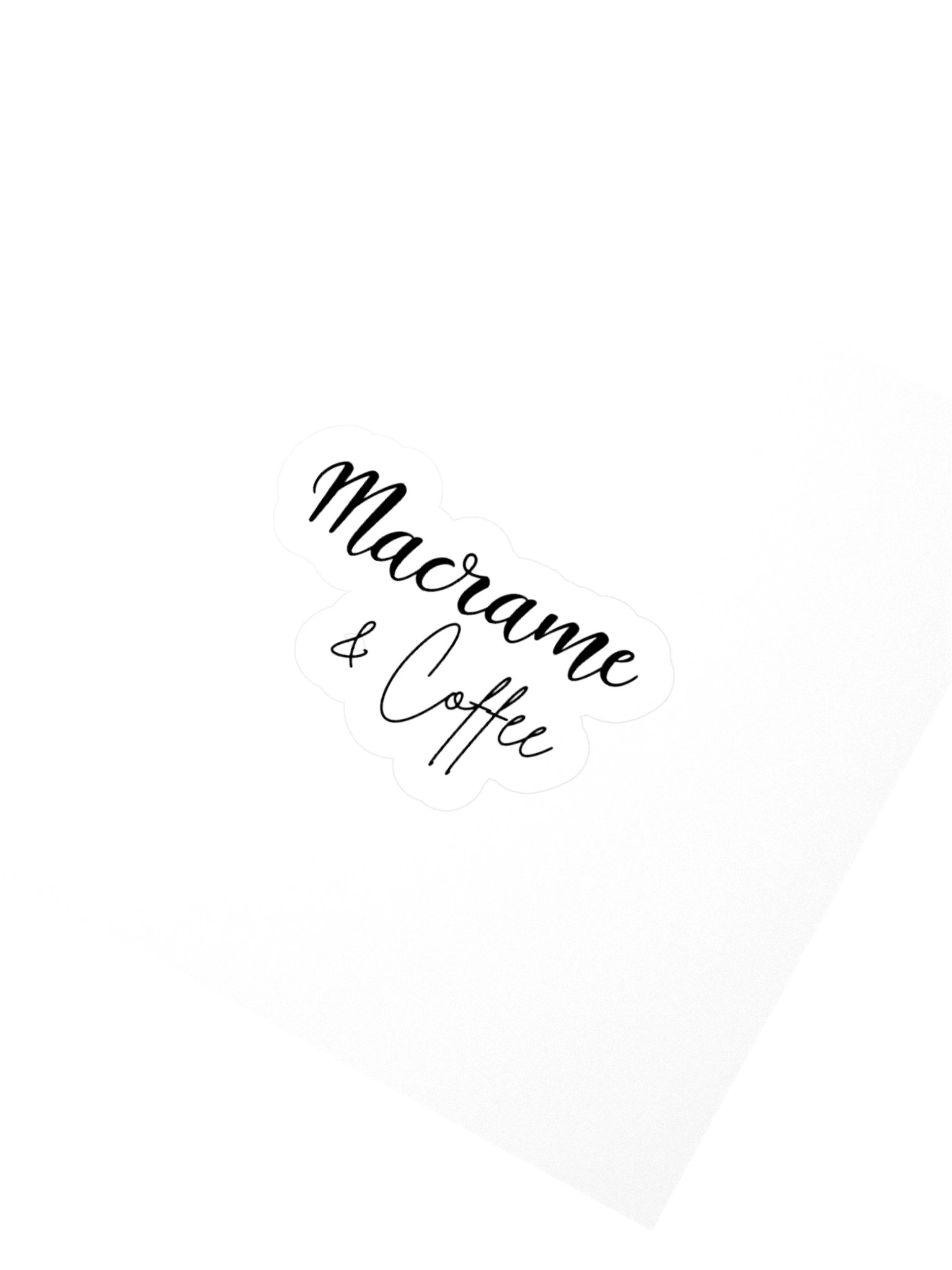 Macrame and Coffee Sticker product image (2)