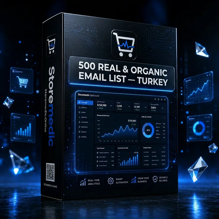 500 Real & Organic Email List (Turkey) product image (1)