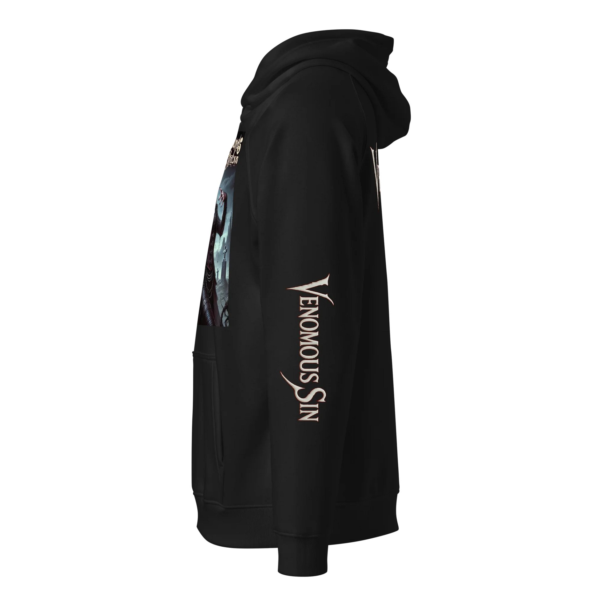 Wounds of Shadows Unisex Raglan Hoodie product image (3)