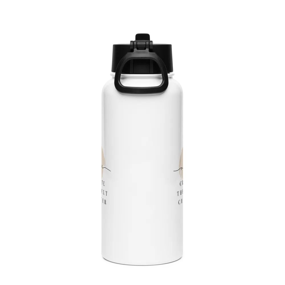 Stainless Steel Water Bottle with a Straw Lid SWFB0143 product image (4)