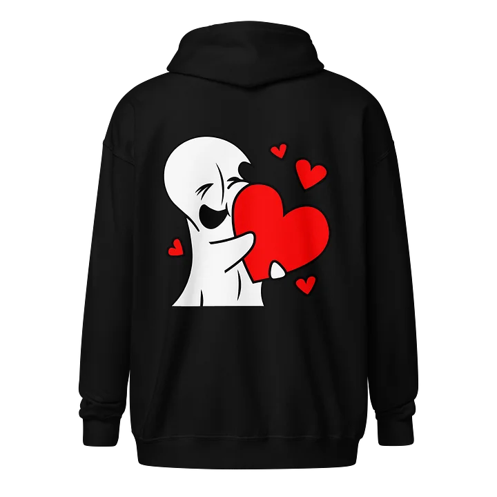 Gojima Ghost Heartfelt Zip Hoodie product image (6)