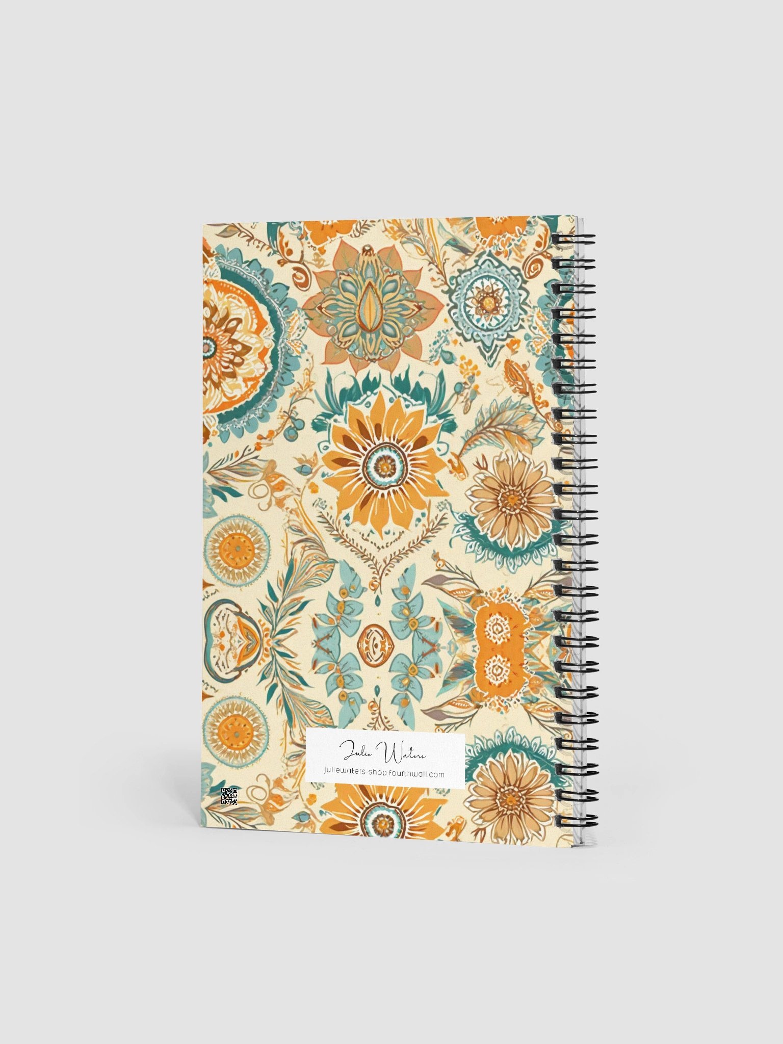 Floral Harmony Spiral Notebook product image (2)