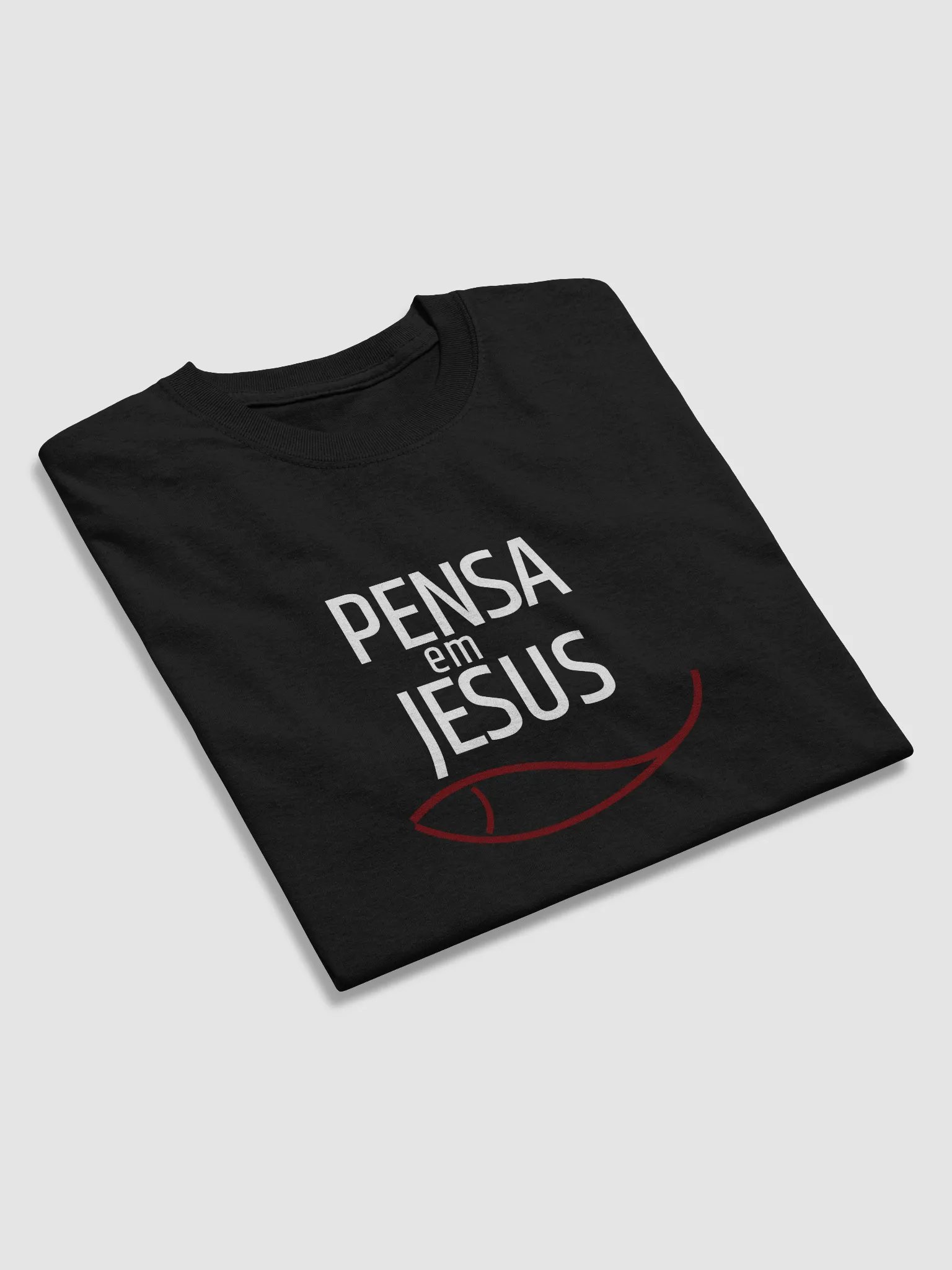 Portuguese Think About Jesus T-shirt Design product image (75)