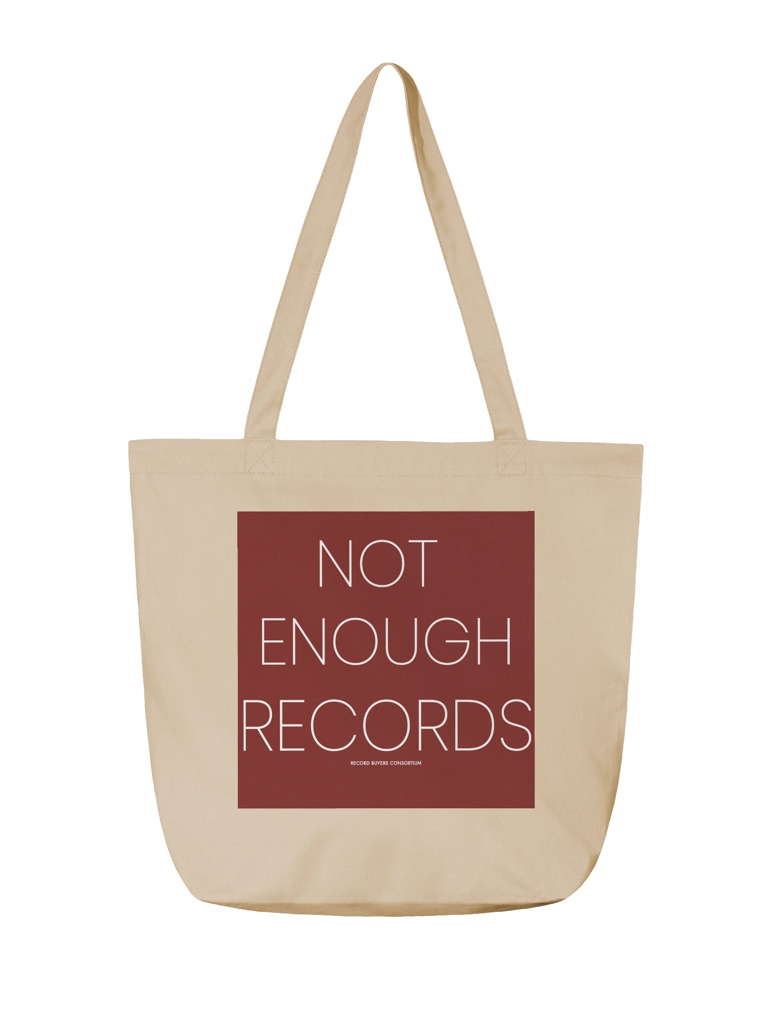 Too Many Records Tote blk product image (2)