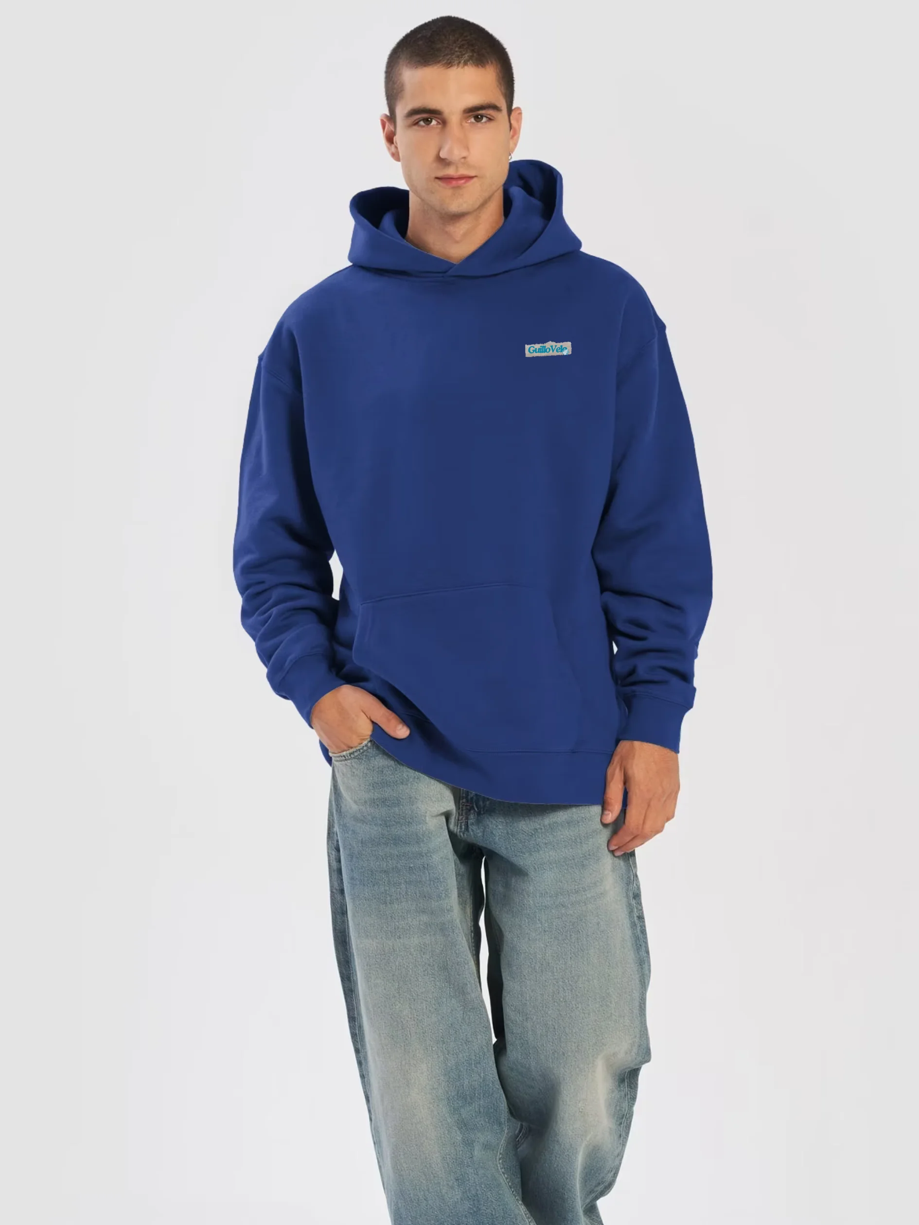 GUILLOVELO COBALT OVERSIZED HOODIE product image (1)