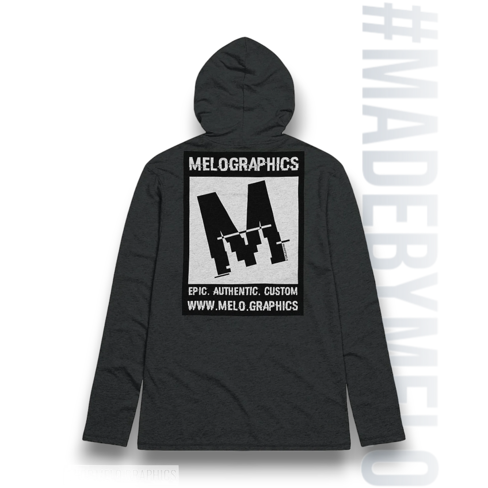 #MeloCrew Vibes: Duotone - Premium Lightweight Hoodie | #MadeByMELO product image (5)