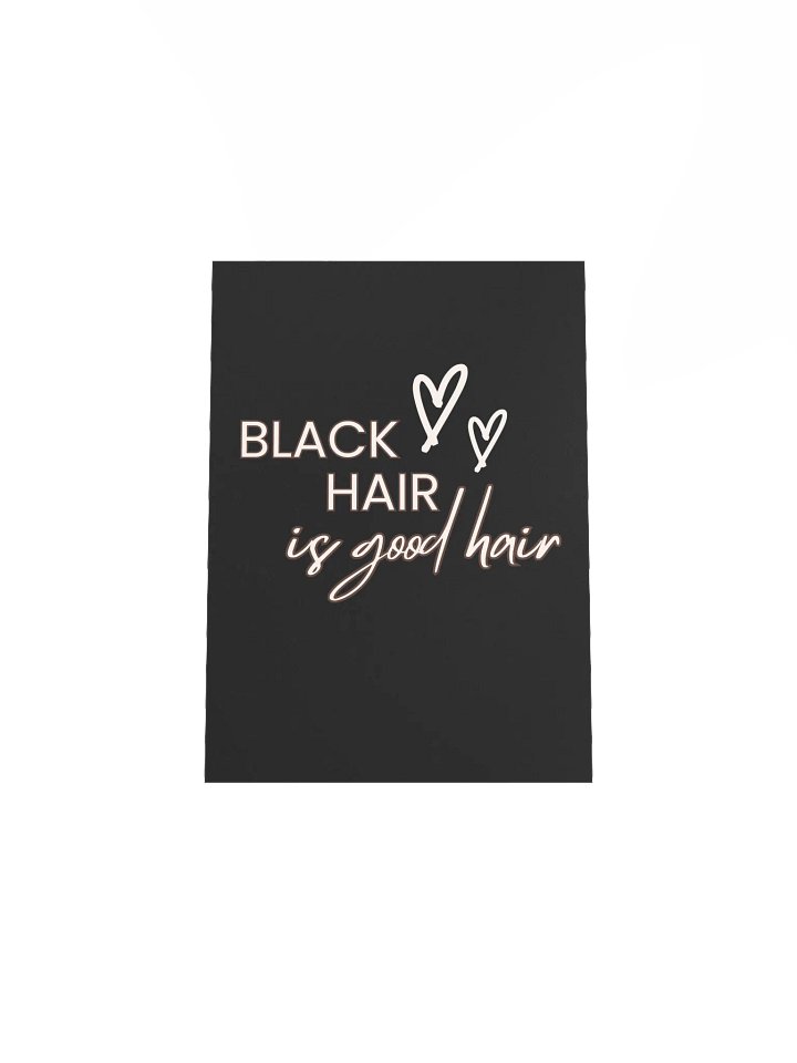 Black Hair is Good Hair Wall Art product image (7)