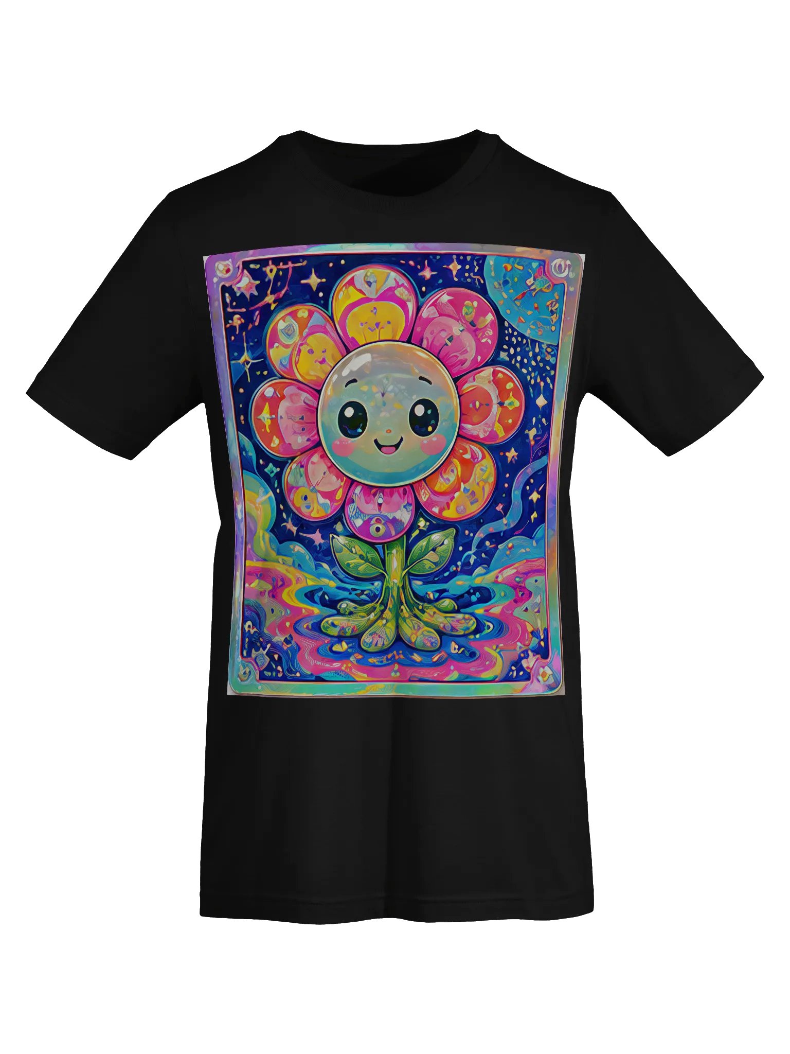 Cosmic Flower Unisex Tee product image (16)